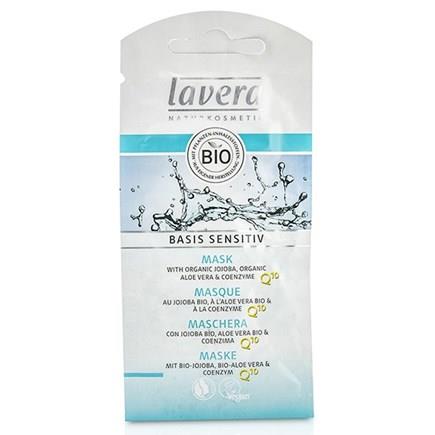 Lavera Basis Sensitiv Ενυδατική Μάσκα Προσώπου Q10 με Αντιγηραντική Δράση 10ml