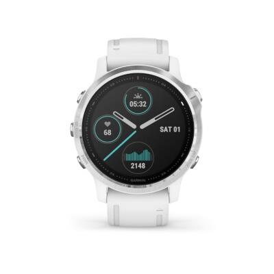 Smartwatch Garmin fenix 6S - Ασημί / Λευκό