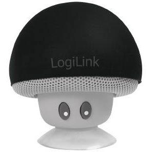LOGILINK SP0054BK MOBILE BLUETOOTH SPEAKER MUSHROOM DESIGN BLACK