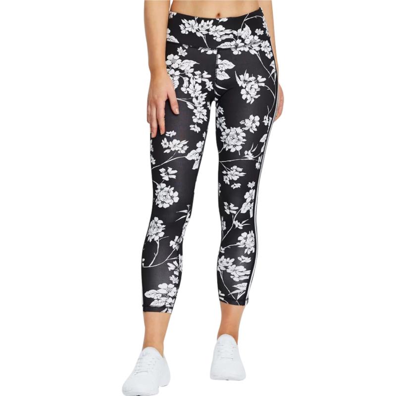 Κολάν DKNY Poppy Linear Printed - High Waist DP9P1930-BLK Γυναικείο