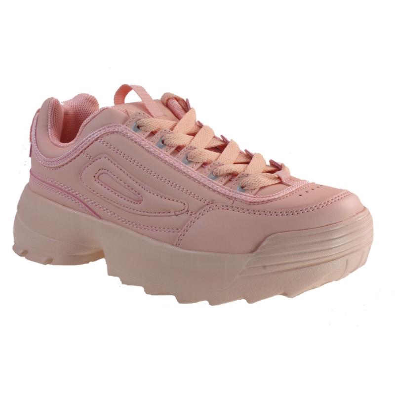 Bagiota Shoes Γυναικεία Παπούτσια Sneakers Αθλητικά 011-3 Ρόζ