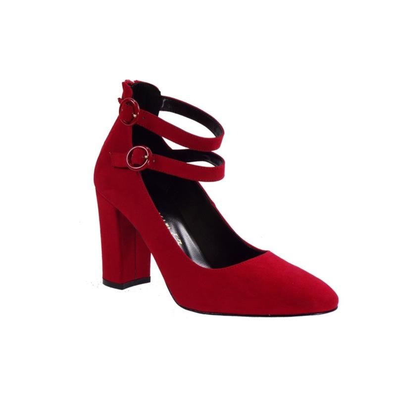 Envie Shoes Γυναικείες Παπούτσια Γόβες E02-08502 Κόκκινο Καστόρι