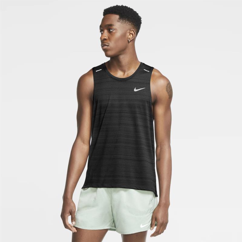 Nike Miler Ανδρική Αμάνικη Μπλούζα για Τρέξιμο (9000055185_8621)