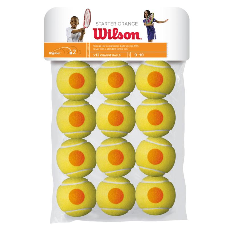 Παιδικά Μπαλάκια Τένις Wilson Starter Orange x 12