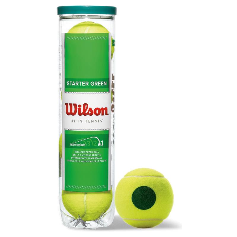 Παιδικά Μπαλάκια Τέννις Wilson Starter Play Green x 4 - WRT137400