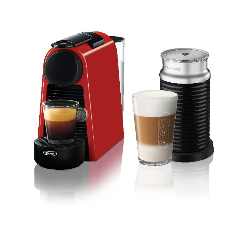 DELONGHI Nespresso Essenza Mini EN85.RAE Καφετιέρα με Aeroccino Delonghi Red