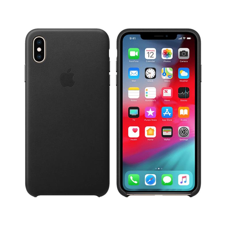 APPLE iPhone XS / X Leather Case - Black
