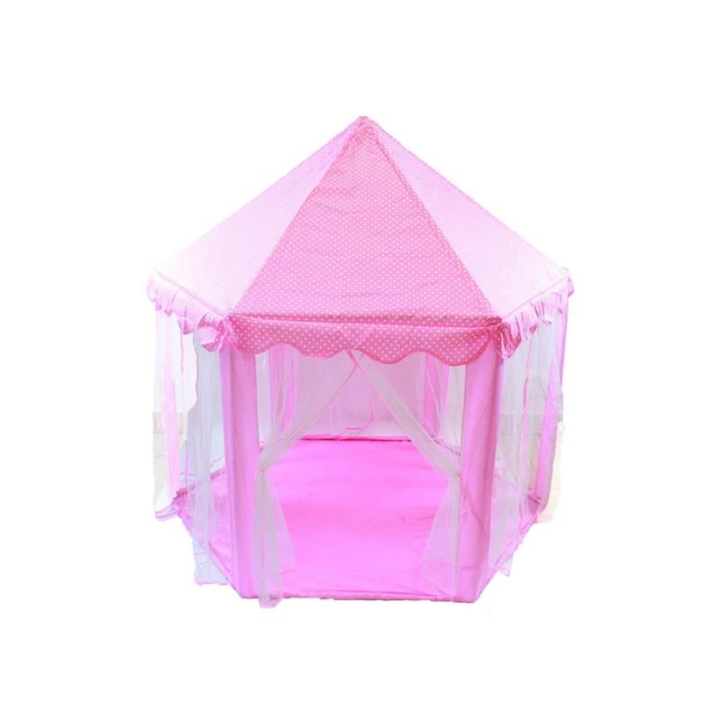 Παιδική Σκηνή Κάστρο Πριγκίπισσας σε ροζ χρώμα, 135x135x140 cm - Aria Trade