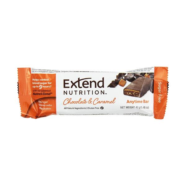 Extend Nutrition Anytime Bar Μπάρα Πρωτεΐνης Chocolate & Caramel 42g