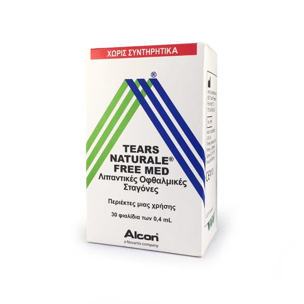 Alcon Tears Naturale Free Med Λιπαντικές οφθαλμικές σταγόνες 30 X 0,4ml
