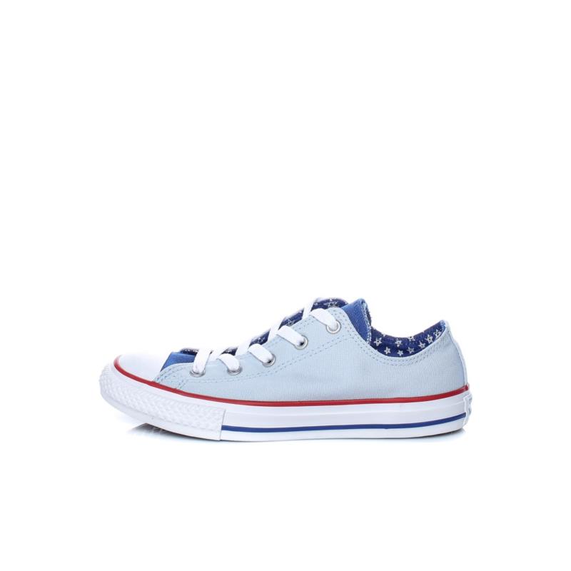 CONVERSE - Παιδικά παπούτσια Chuck Taylor All Star Double T μπλε