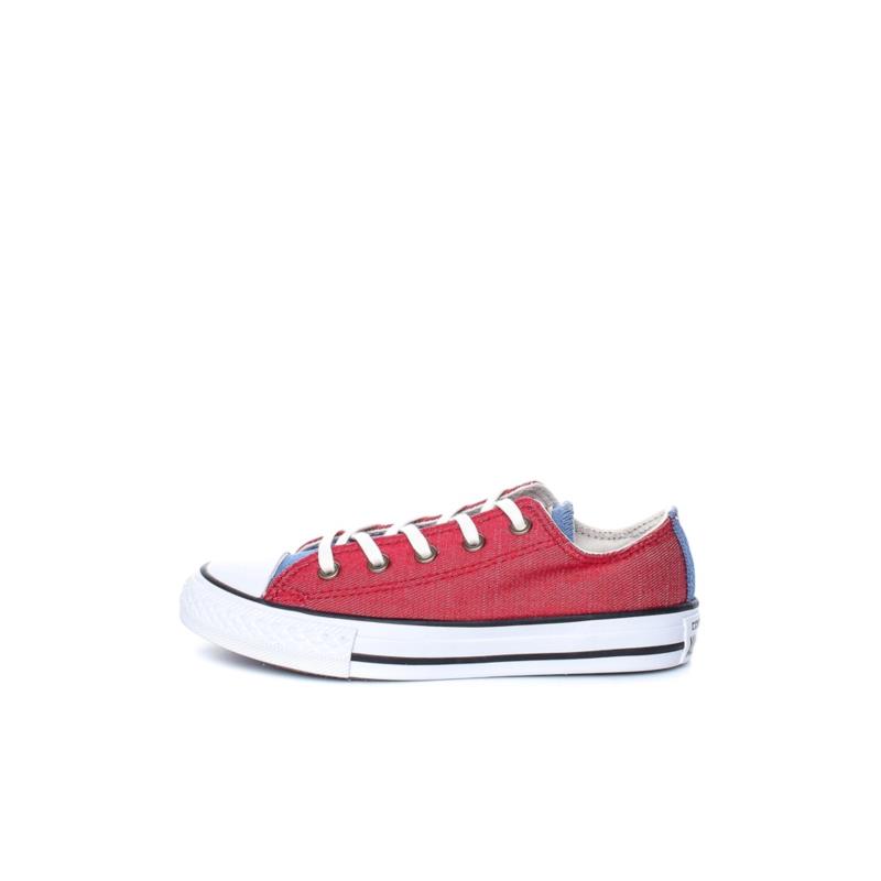 CONVERSE - Παιδικά παπούτσια Chuck Taylor All Star Ox κόκκινα
