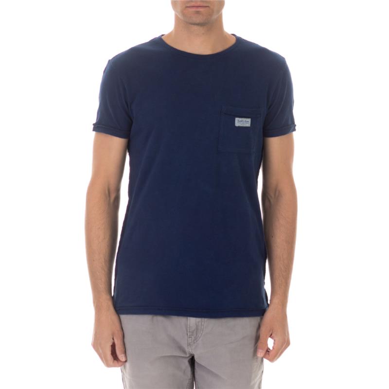 SCOTCH & SODA - Ανδρικό t-shirt SCOTCH & SODA Garment dyed tee μπλε