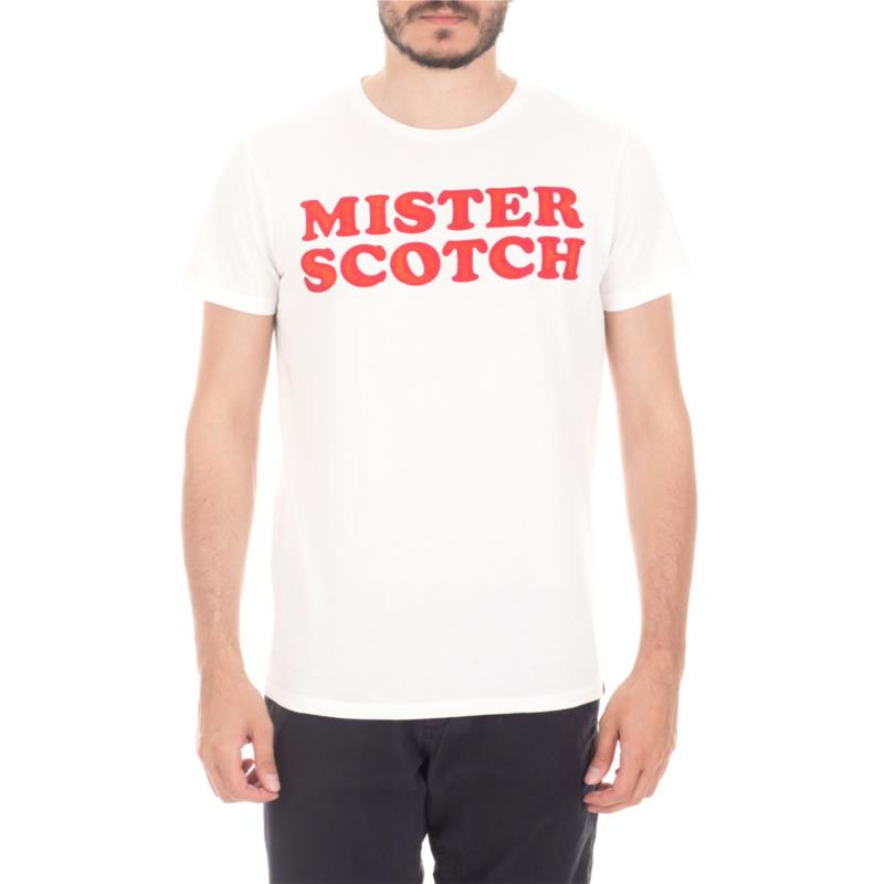 SCOTCH & SODA - Ανδρική μπλούζα SCOTCH & SODA λευκή