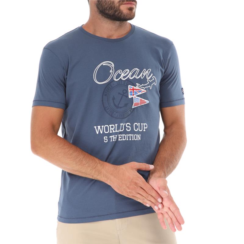 OCEAN SHARK - Ανδρικό t-shirt OCEAN SHARK μπλε