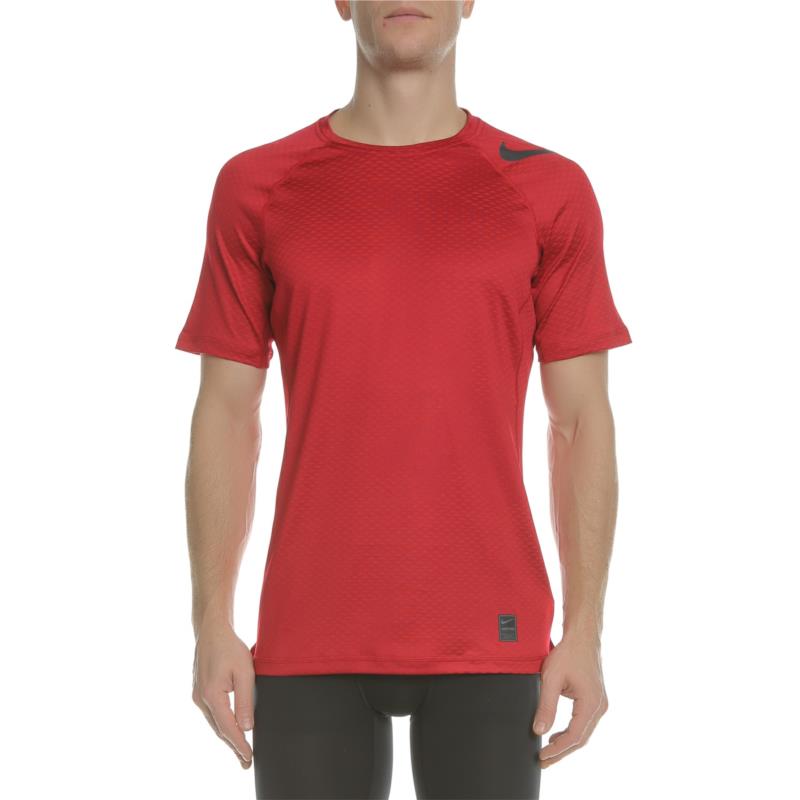 NIKE - Ανδρική κοντομάνικη μπλούζα Nike PRO HYPERCOOL κόκκινη