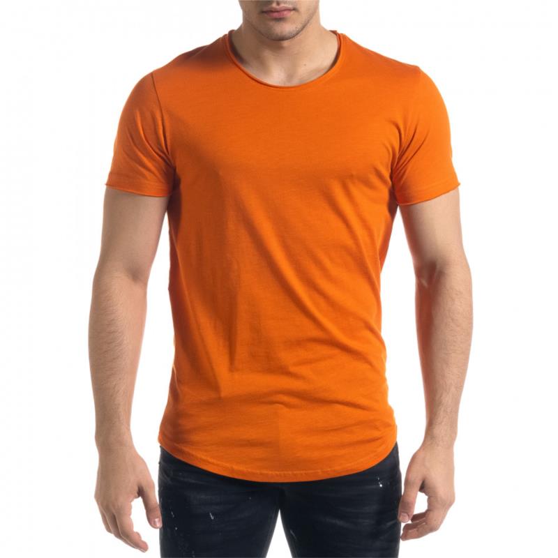 Ανδρική πορτοκαλιά κοντομάνικη μπλούζα Clang