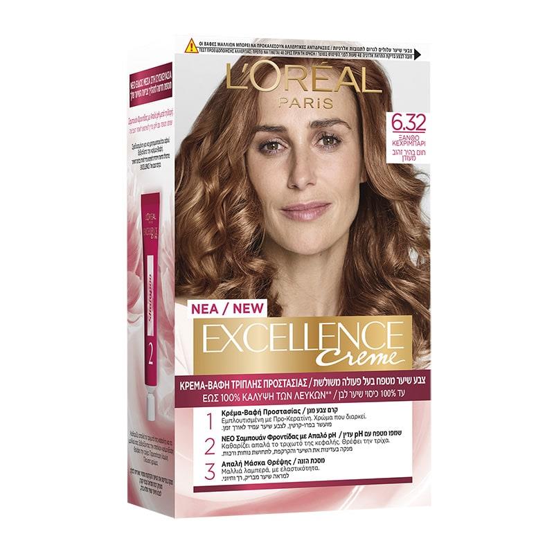 Excellence Creme 6.32 48ml Ξανθό Κεχριμπάρι