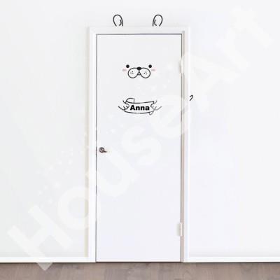 Dog Sticker Πόρτας Αυτοκόλλητα πόρτας Small (47x49)