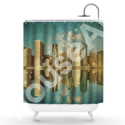 Big city Διάφορα Κουρτίνες μπάνιου 150 x 180 cm