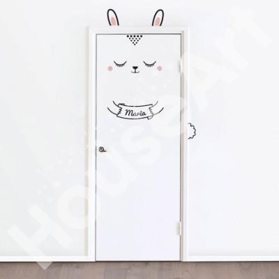 Bunny (your name) Sticker Πόρτας Αυτοκόλλητα πόρτας Small (41x63)