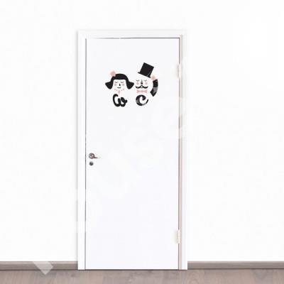 WC Sticker Πόρτας Αυτοκόλλητα πόρτας Small (30x25)