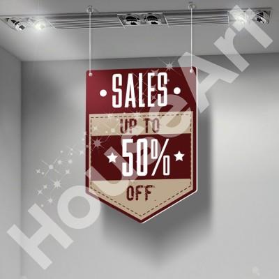 Sales up 50% Εκπτώσεις Καρτολίνες κρεμαστές 36x50 cm