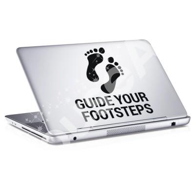 Guide your footsteps Sticker Αυτοκόλλητα Laptop