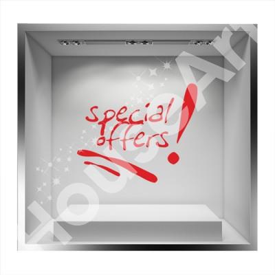 Special offers Εκπτωτικά Αυτοκόλλητα βιτρίνας 33 x 40 cm