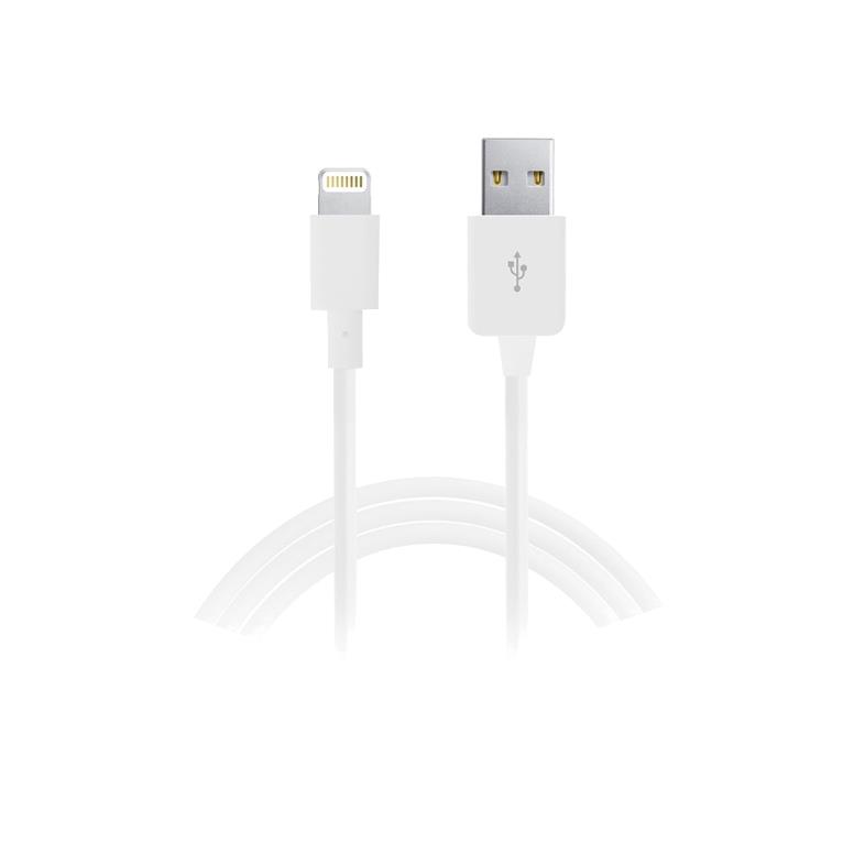 PURO Lightning Cable Apple 2.1 MFI iPod/iPhone/iPad White - (CAPLTWHI)